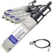 Netpatibles 100Gbase-Cr4 Qsfp To 4 X 25Gbe Sfp Twinax Copper Cable, 1 Meter