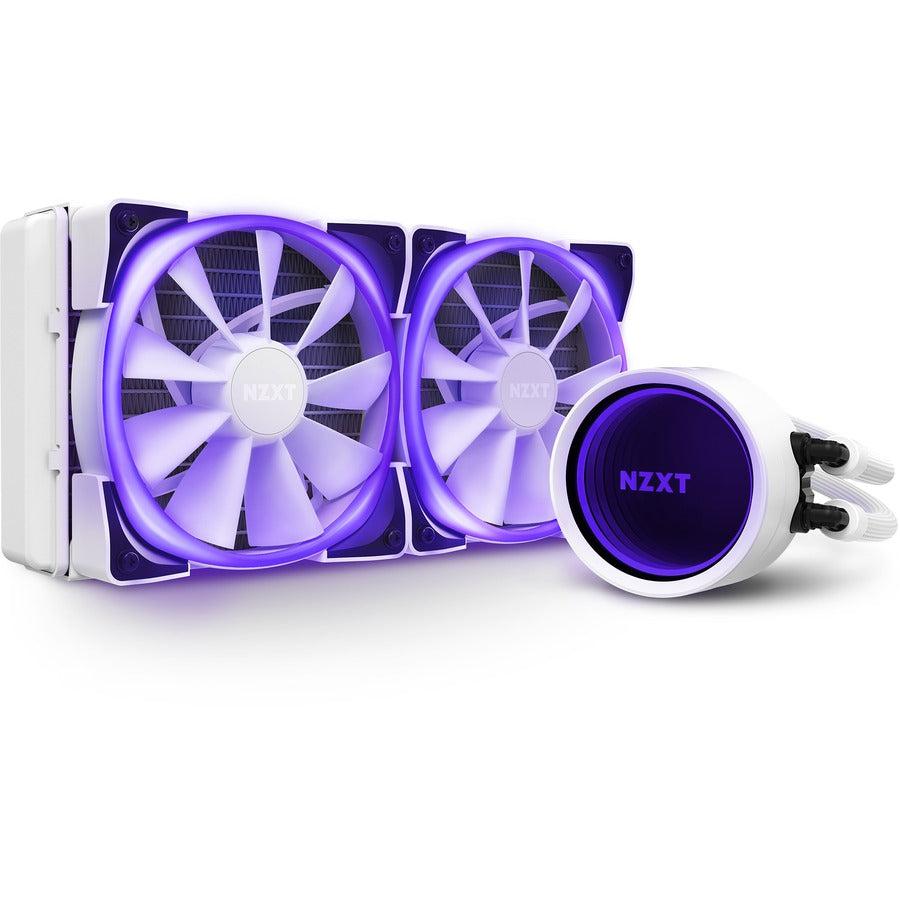 Nzxt Kraken X53 Rgb 240Mm - Rl-Krx53-R1 - Aio Rgb Cpu Liquid Cooler - Rotating Infinity Mirror