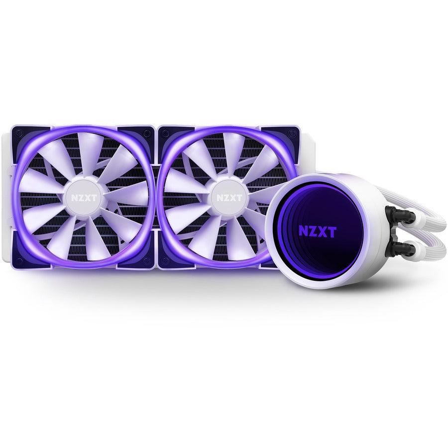 Nzxt Kraken X53 Rgb 240Mm - Rl-Krx53-R1 - Aio Rgb Cpu Liquid Cooler - Rotating Infinity Mirror