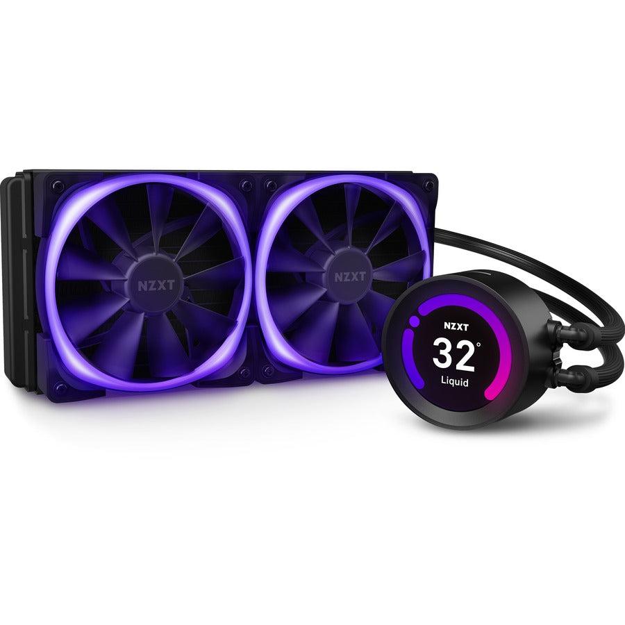 Nzxt Kraken Z53 240Mm - Rl-Krz53-01 - Aio Rgb Cpu Liquid Cooler - Customizable Lcd Display -