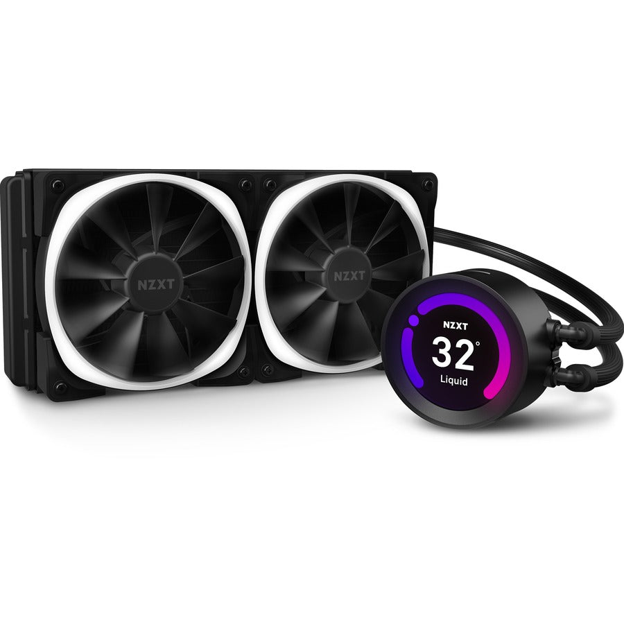 Nzxt Kraken Z53 240Mm - Rl-Krz53-01 - Aio Rgb Cpu Liquid Cooler - Customizable Lcd Display -