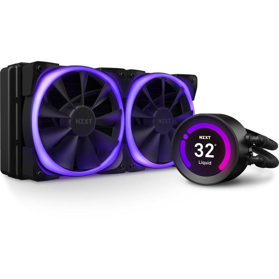 Nzxt Kraken Z53 240Mm - Rl-Krz53-01 - Aio Rgb Cpu Liquid Cooler -  Customizable Lcd Display -