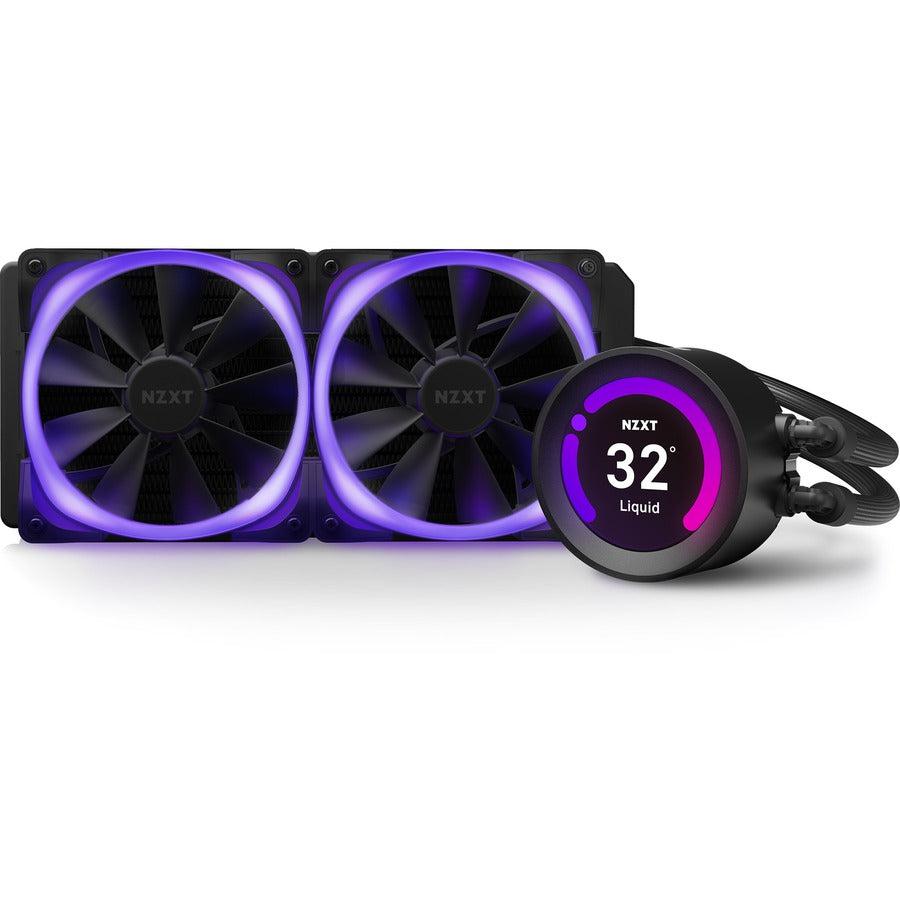 Nzxt Kraken Z53 240Mm - Rl-Krz53-01 - Aio Rgb Cpu Liquid Cooler - Customizable Lcd Display -