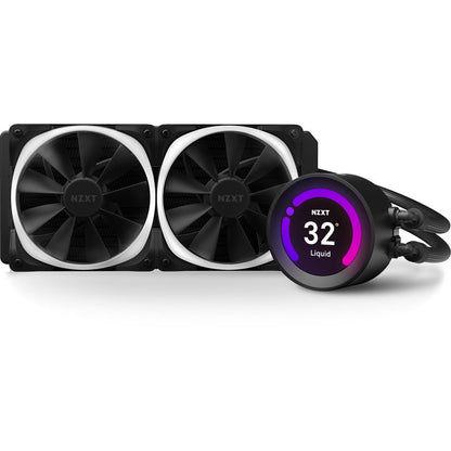 Nzxt Kraken Z53 240Mm - Rl-Krz53-01 - Aio Rgb Cpu Liquid Cooler - Customizable Lcd Display -