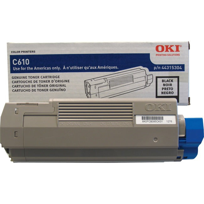 Oki C610 Black Toner For C610Cdn, C610Dn, C610Dtn, C610N, C610N Pen Printing Sol
