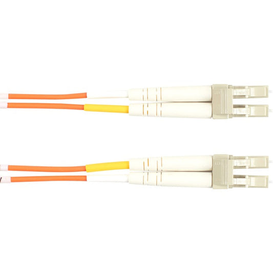 Om1 62.5/125 Multimode Fiber Optic Patch Cable - Ofnr Pvc, Lc To Lc, Orange, 1-M Bbx-Efn110-001M-Lclc