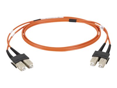 Om2 50/125 Multimode Fiber Optic Patch Cable - Ofnr Pvc, Sc To Sc, Orange, 3-M ( Bbx-Efn6025-003M