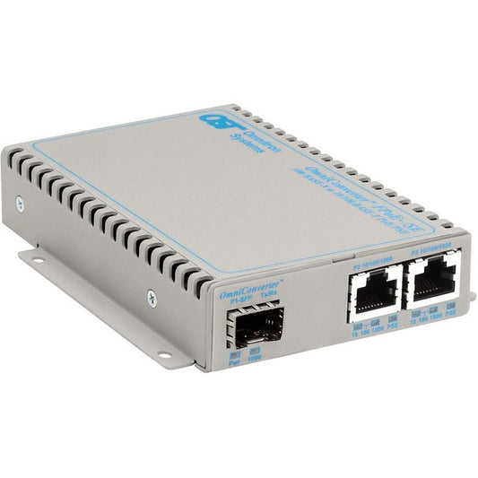 Omniconverter Se 10/100/1000 Poe+ Fast Ethernet Fiber Media Converter Switch Rj45 Sfp 9399-0-21