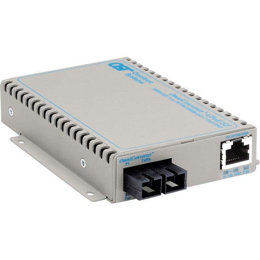 Omniconverter Se 10/100/1000 Poe Gigabit Ethernet Fiber Media Converter Switch Rj45 St Single-Mode 12Km