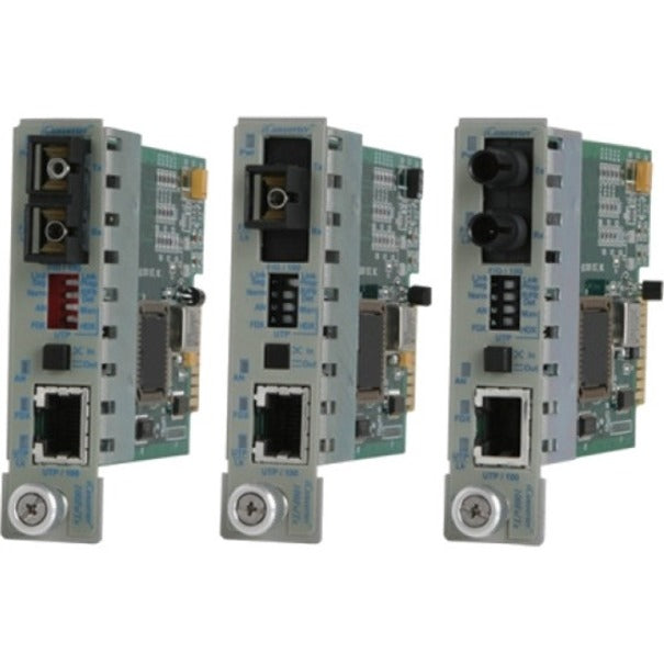 Omnitron Systems 100Base-Tx to 100Base-Fx Managed Ethernet Media Converter 8370-2