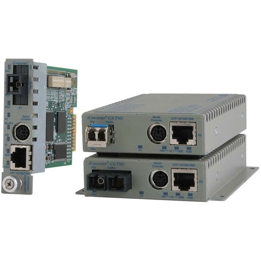Omnitron Systems 10/100/1000Base-T Utp To 1000Base-X Media Converter And Network Interface Device 8927N-1-Aw