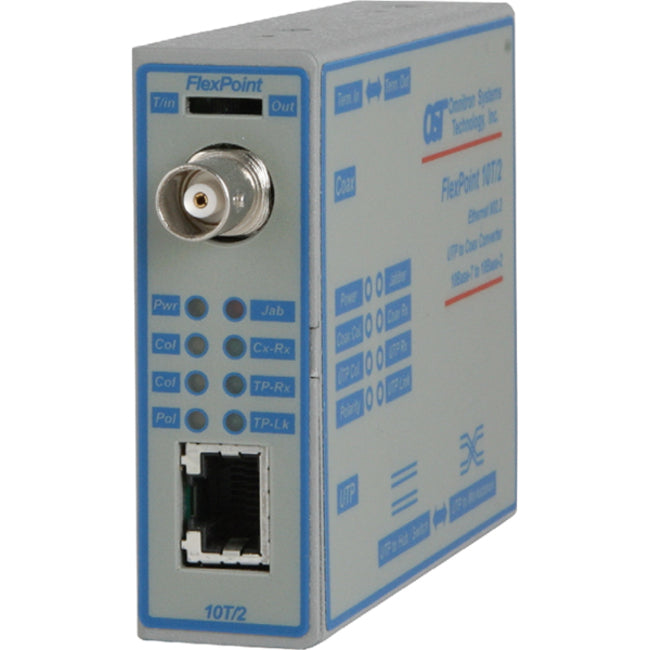 Omnitron Systems Flexpoint 10T/2 Media Converter 4320-0-W
