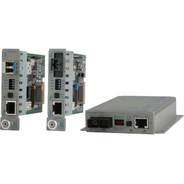 Omnitron Systems T1/E1 Managed Media Converter 8719-0-E