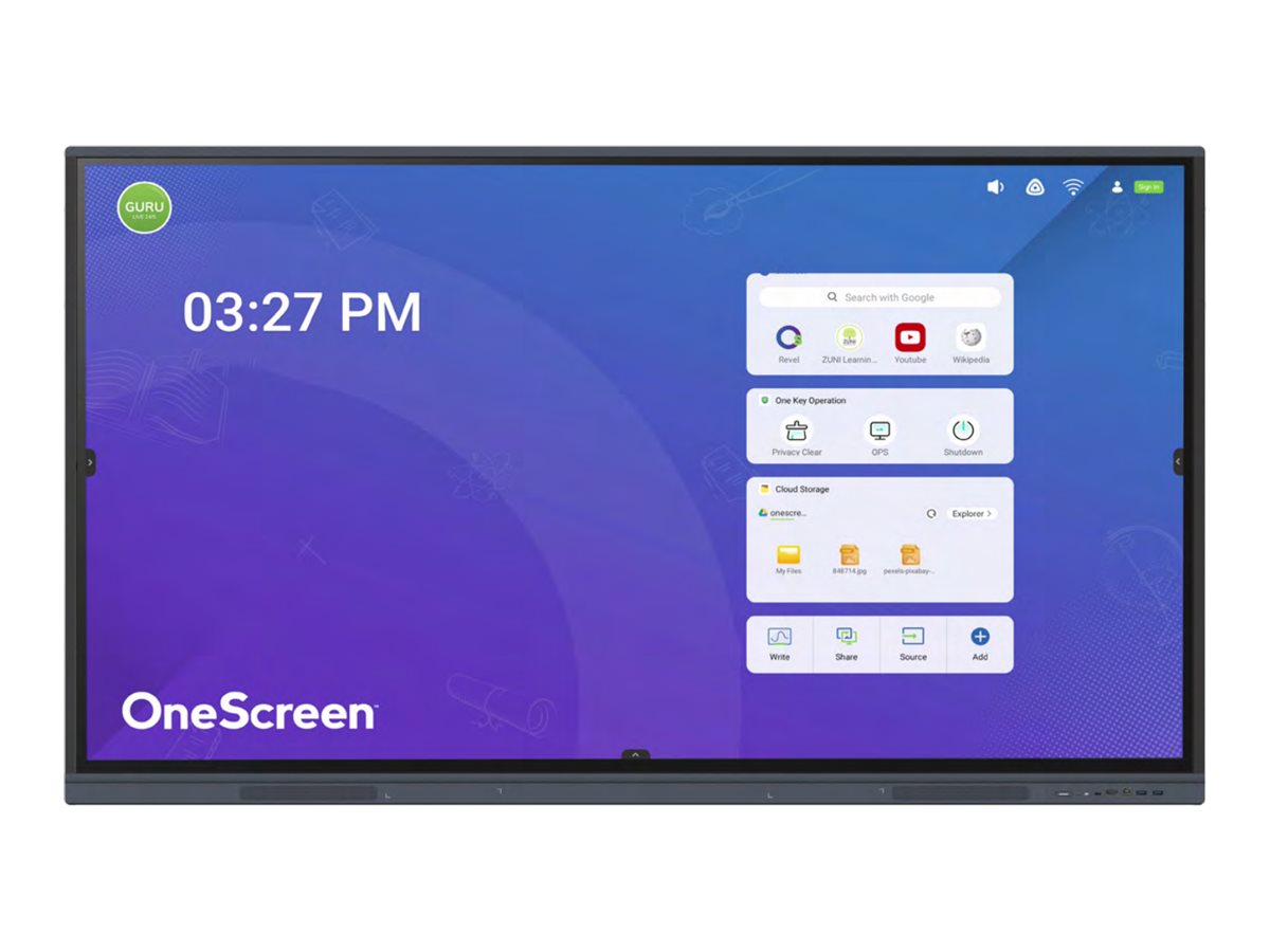 OneScreen Touchscreen TL7-75 - 75 Diagonal Class TL7 Series LED-backli
