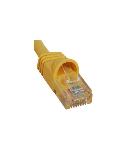 PATCH CORD- CAT 6- MOLDED BOOT- 14' YL ICC-ICPCSK14YL