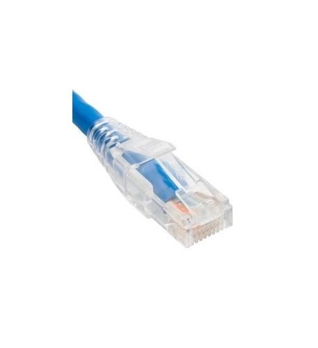 PATCH CORD CAT6 CLEAR BOOT 7' BLUE ICC-ICPCST07BL