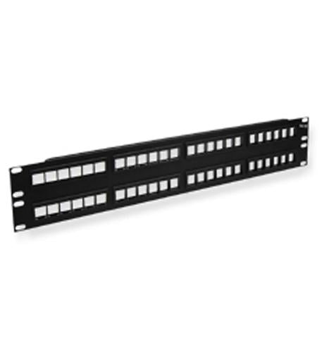 PATCH PANEL- BLANK- HD- 48-PORT- 2 RMS ICC-IC107BP482