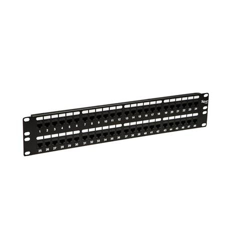 PATCH PANEL-CAT 6- FEED-THRU 48-P-2RMS ICC-ICMPP48CP6