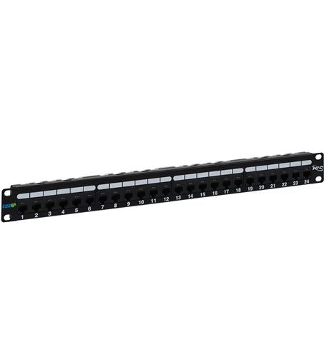 PATCH PANEL- CAT 6A- 24-PORT- 1 RMS ICC-ICMPP0246B