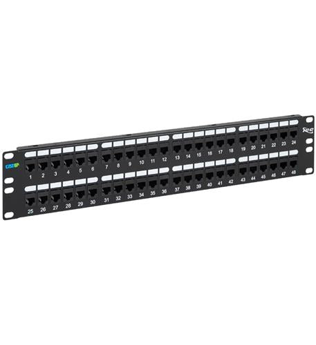 PATCH PANEL-CAT6A- FEED-THRU 48-P-2RMS ICC-ICMPP48CPA