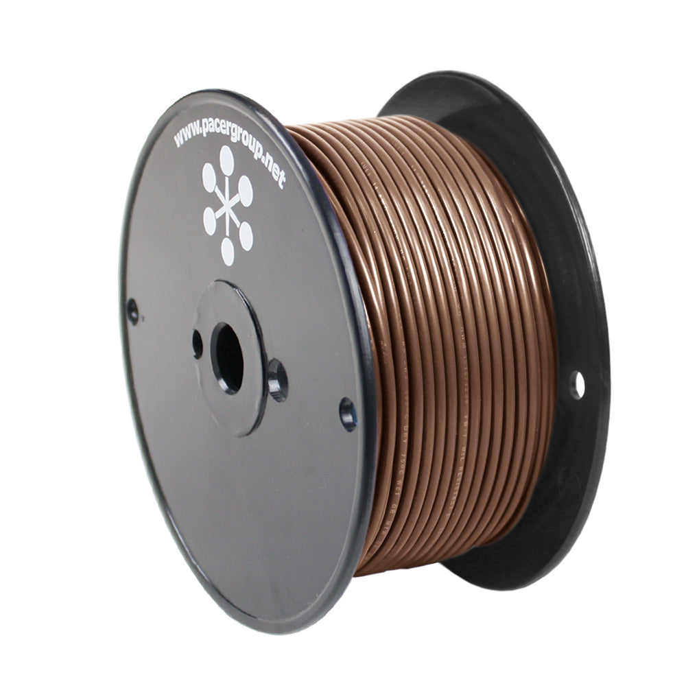 Pacer Brown 16 AWG Primary Wire - 250&#39;