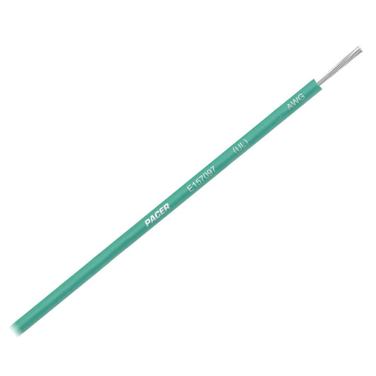 Pacer Green 10 AWG Primary Wire - 25&#39;