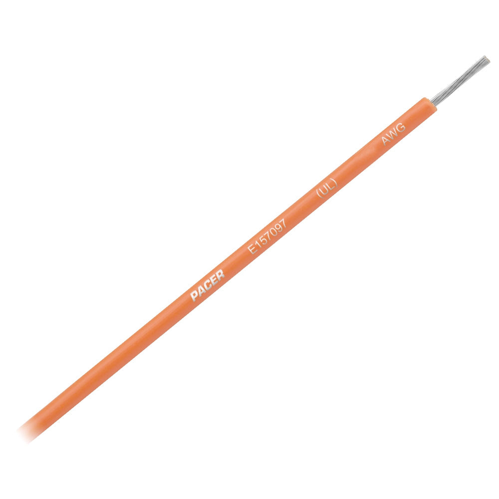 Pacer Orange 10 AWG Primary Wire - 25&#39;