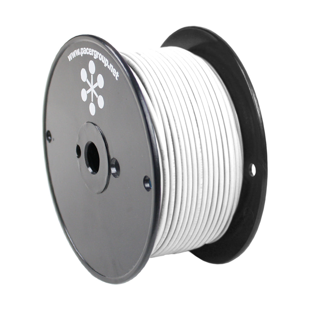 Pacer White 16 AWG Primary Wire - 250&#39;