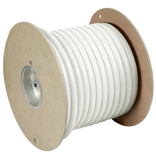 Pacer White 4 AWG Battery Cable - 100&#39;