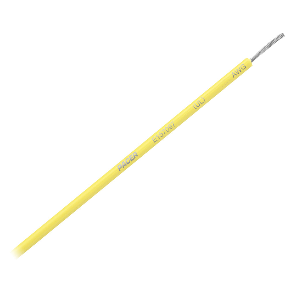 Pacer Yellow 10 AWG Primary Wire - 25&#39;