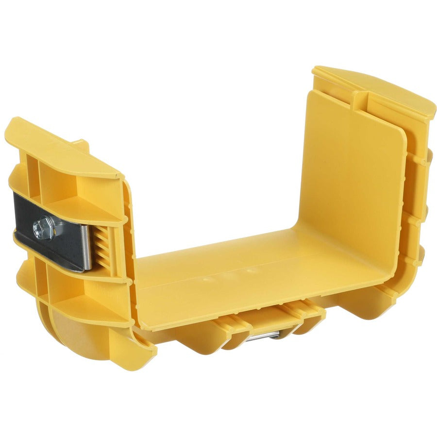 Panduit Fiberrunner&Reg; Coupler, 6X4, Yellow