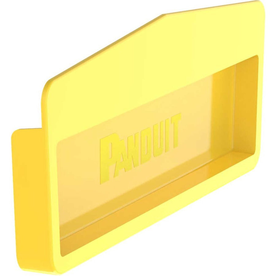 Panduit Fiberrunner&Reg; End Cap, 12X4, Yellow