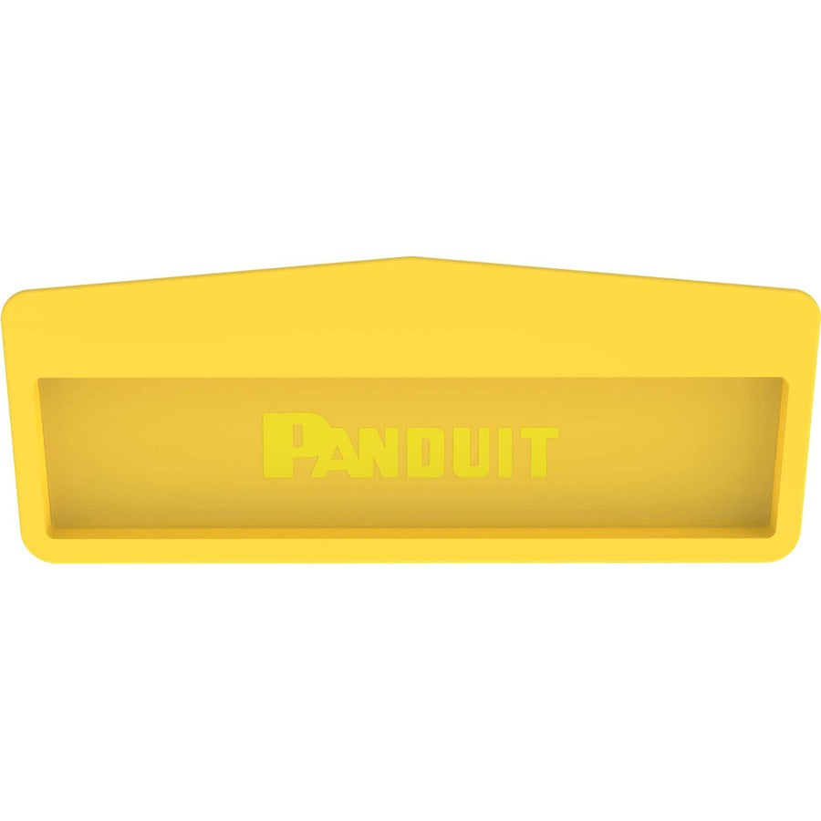 Panduit Fiberrunner&Reg; End Cap, 12X4, Yellow