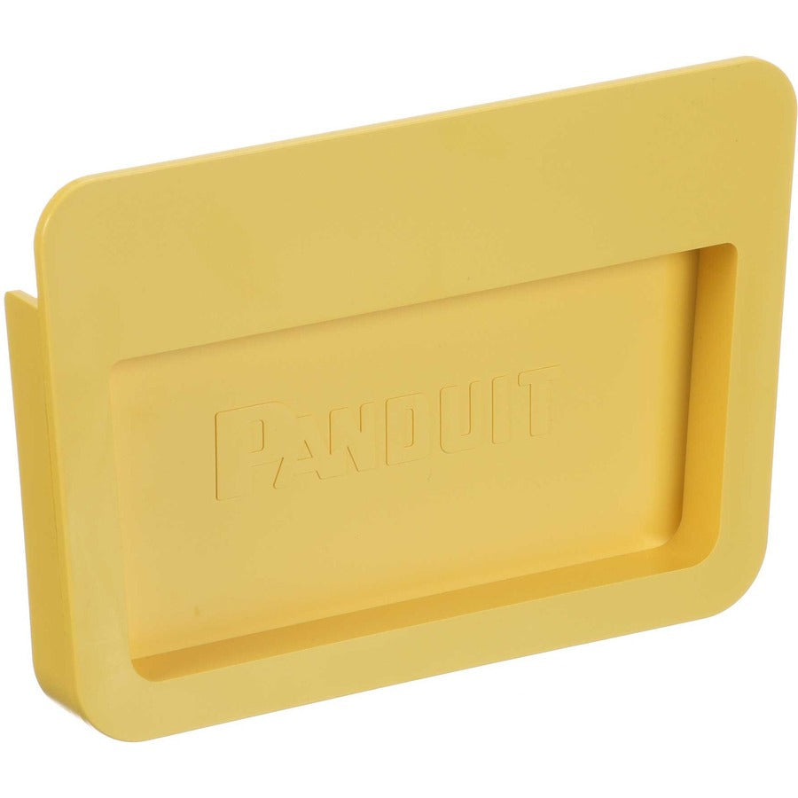 Panduit Fiberrunner&Reg; End Cap, 6X4, Yellow