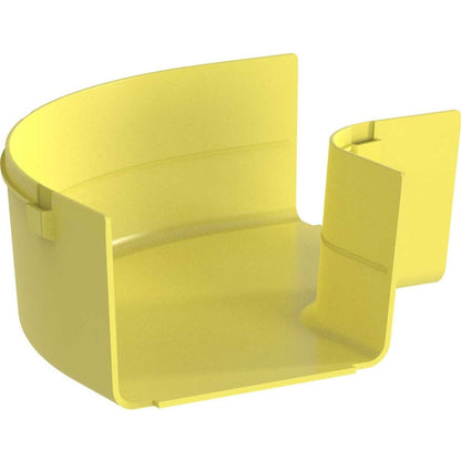 Panduit Fiberrunner&Reg; Horizontal Right-Angle, 90&Deg;, 6X4, Yellow