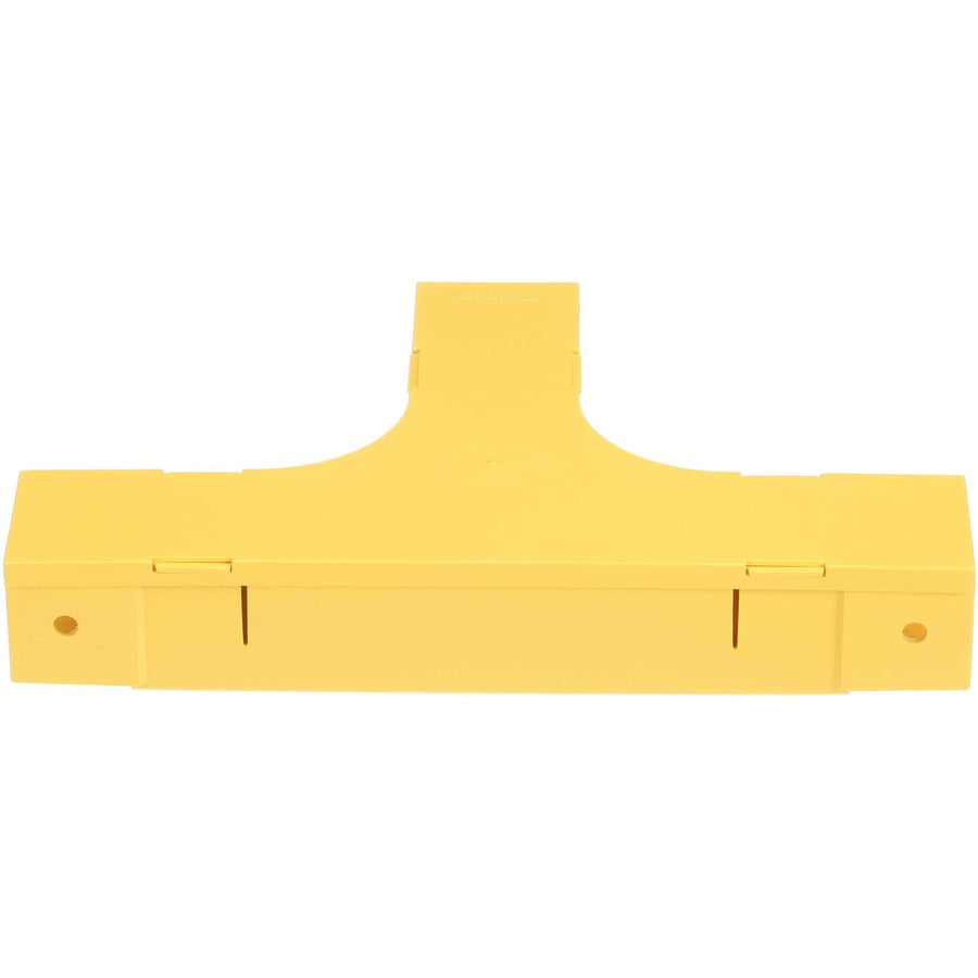 Panduit Fiberrunner&Reg; Horizontal Tee, 90&Deg;, 2X2, Yellow