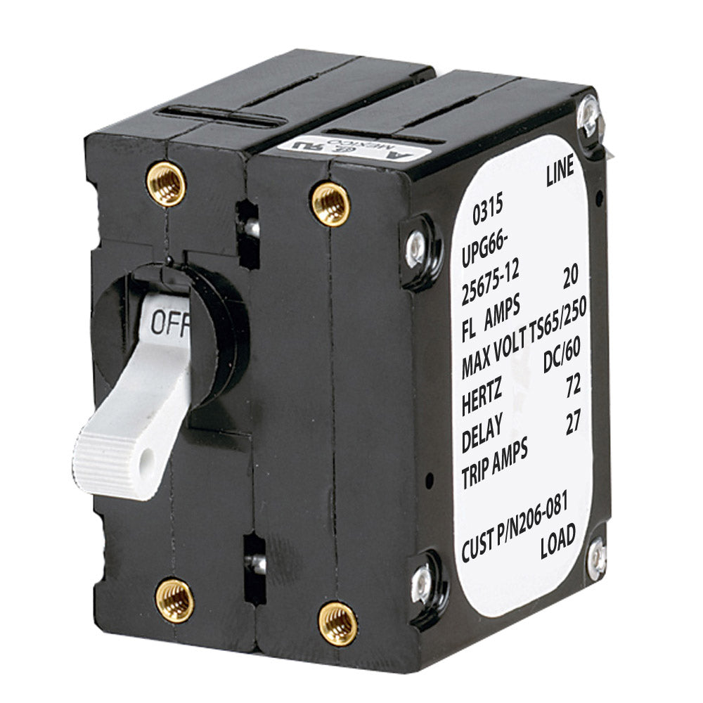 Paneltronics 'A' Frame Magnetic Circuit Breaker - 30 Amps - Double Pole