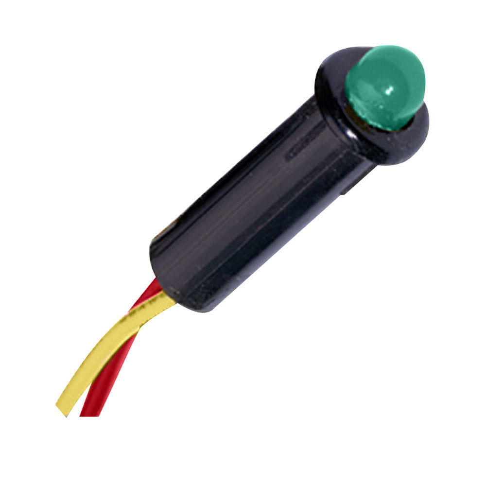 Paneltronics <sup>5</sup>&frasl;<sub>32</sub>" LED Indicator Light - 12-14VDC - Green