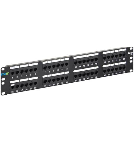 Patch Panel 48PT- CAT5E- 2RMS ICC-ICMPP0485E