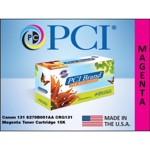 Pci Brand Remanufactured Canon Cartridge 131 6270B001 Magenta Toner Cartridge 15