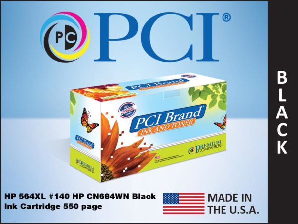 Pci Brand Remanufactured Hp 564Xl Cn684Wn Black Inkjet Cartridge 550 Pg Yld For