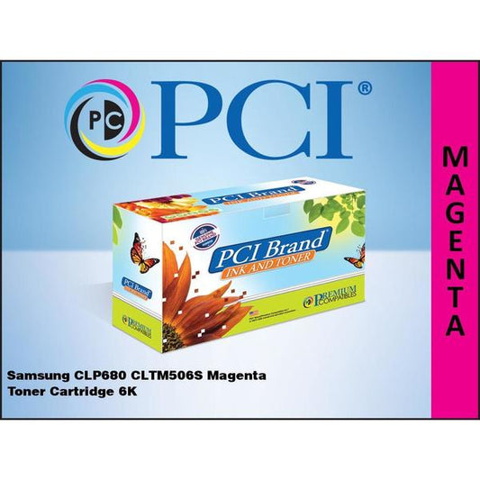 Pci Brand Remanufactured Hp Su318A / Samsung Cltm506S Magenta Toner Cartridge 35