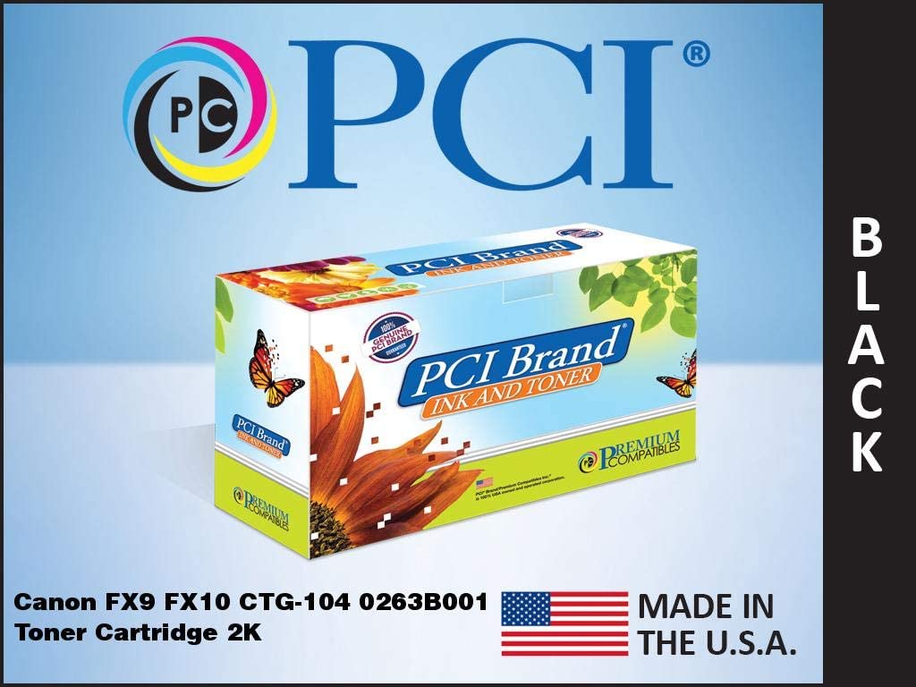 Pci Brand Usa Remanufactured Canon 0263B001 Cartridge 104 Fx9 Fx10 Toner Cartrid