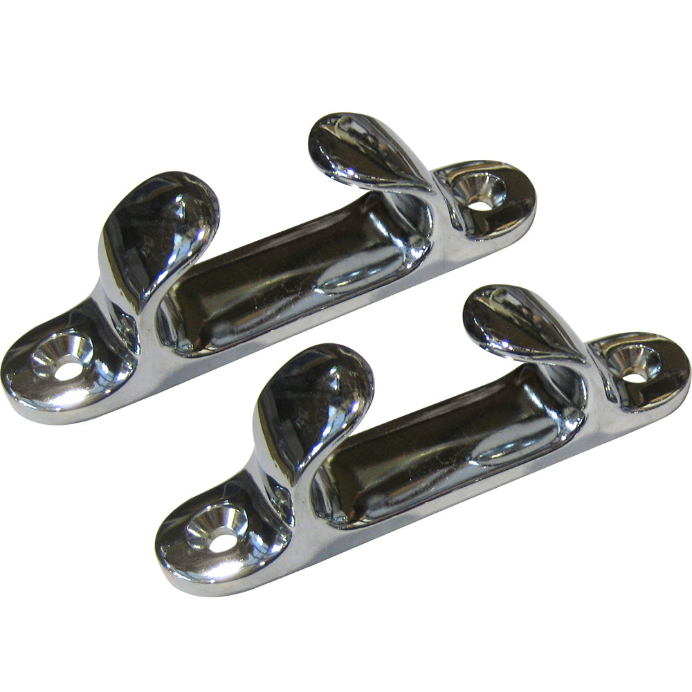 Perko 4" Straight Chock - Chrome Plated Zinc