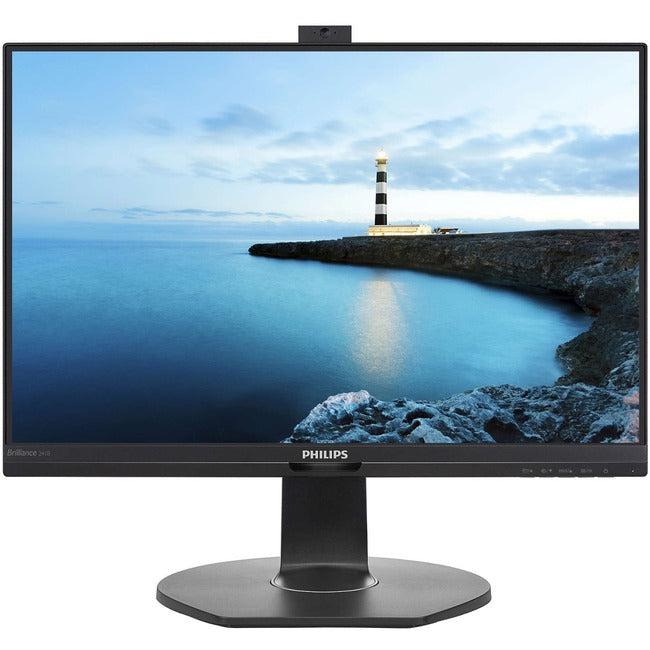 Philips Brilliance 241B7Qpjkeb 23.8" Full Hd Led Lcd Monitor - 16:9 - Textured Black