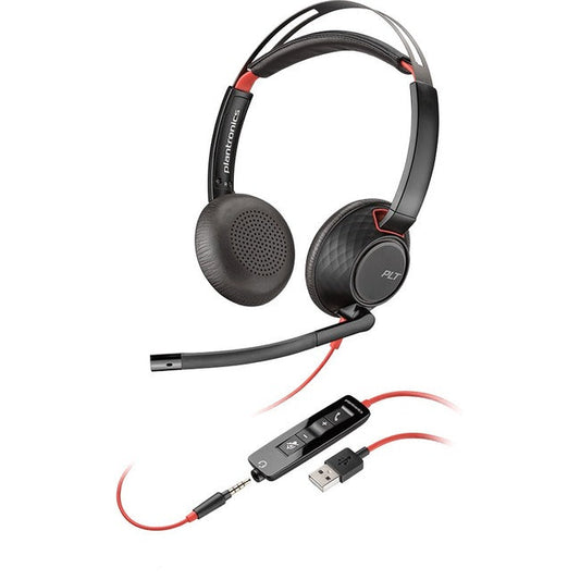 Plantronics Blackwire 5200 Series Usb Headset 207576-01