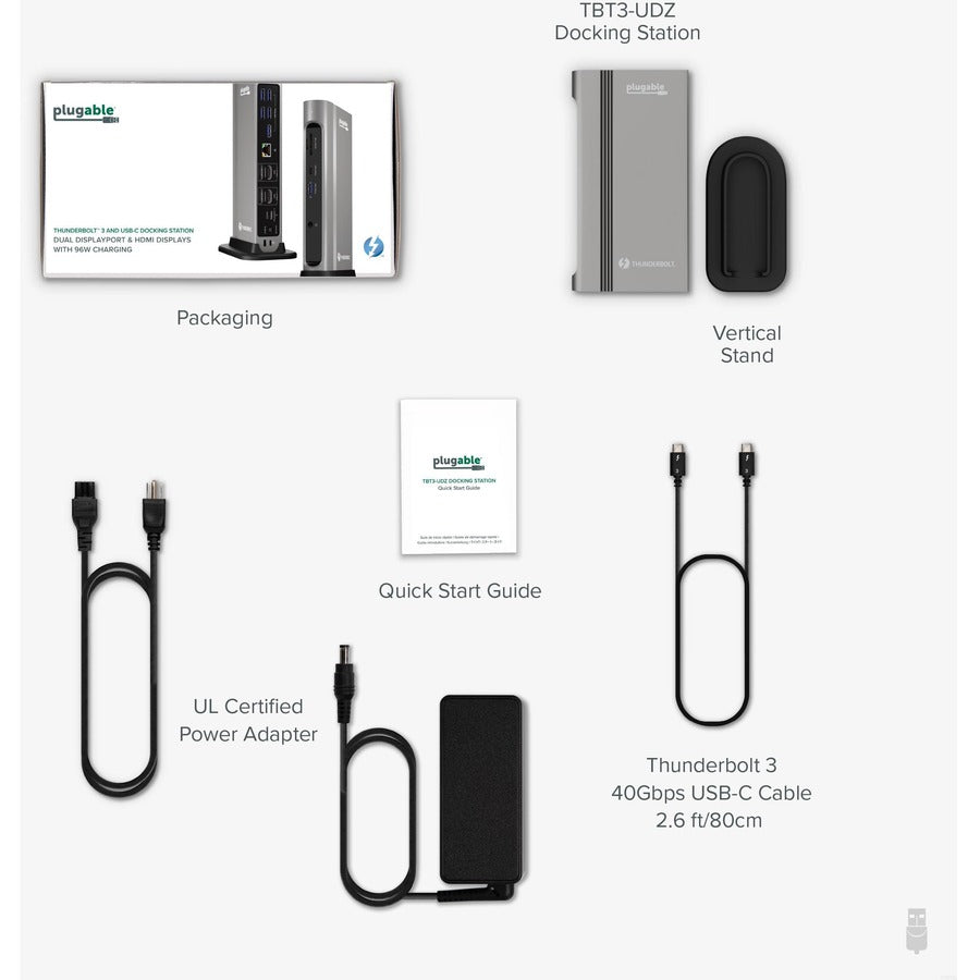 Plugable 14-In-1 Usb-C And Thunderbolt 3 Dock