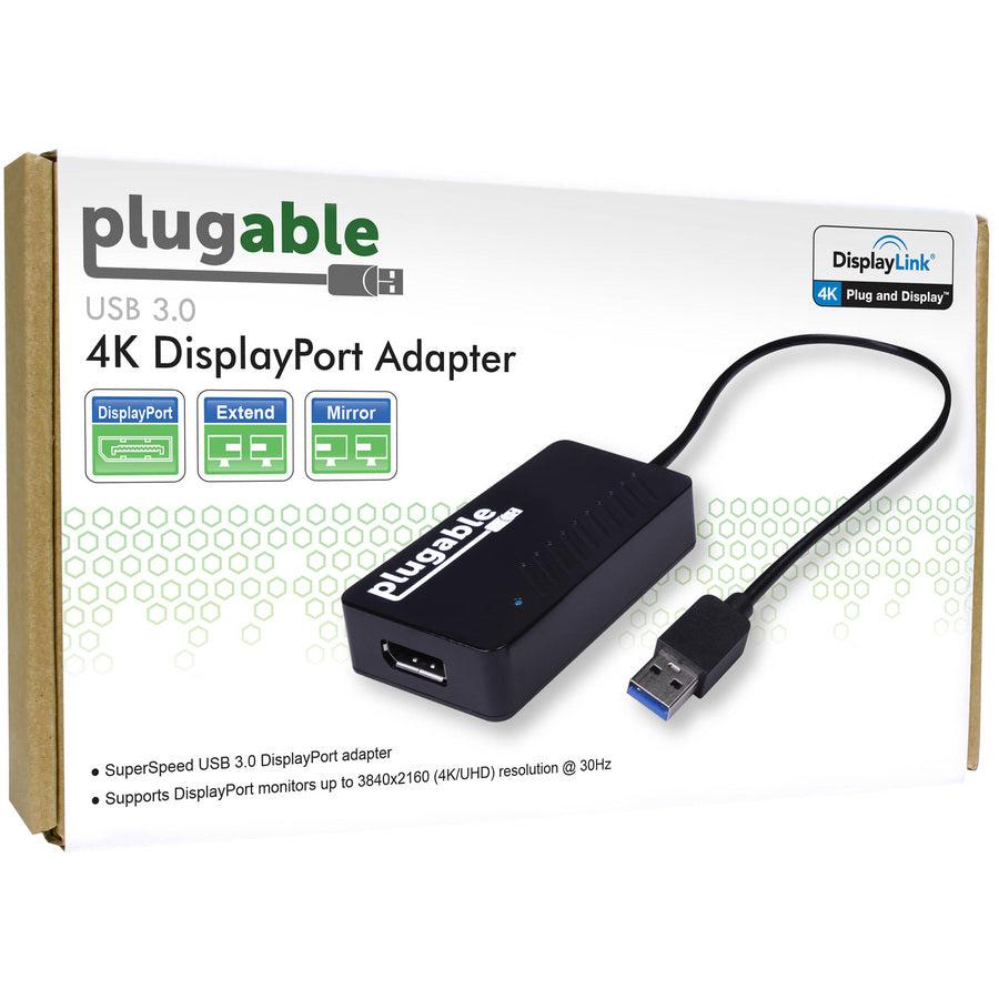 Plugable Usb 3.0 To Displayport 4K Uhd (Ultra-High-Definition) Uga-4Kdp