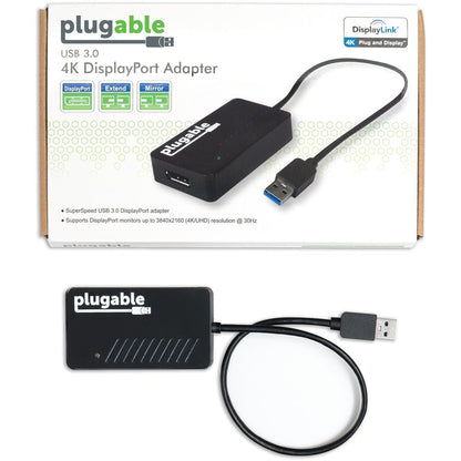 Plugable Usb 3.0 To Displayport 4K Uhd (Ultra-High-Definition) Uga-4Kdp