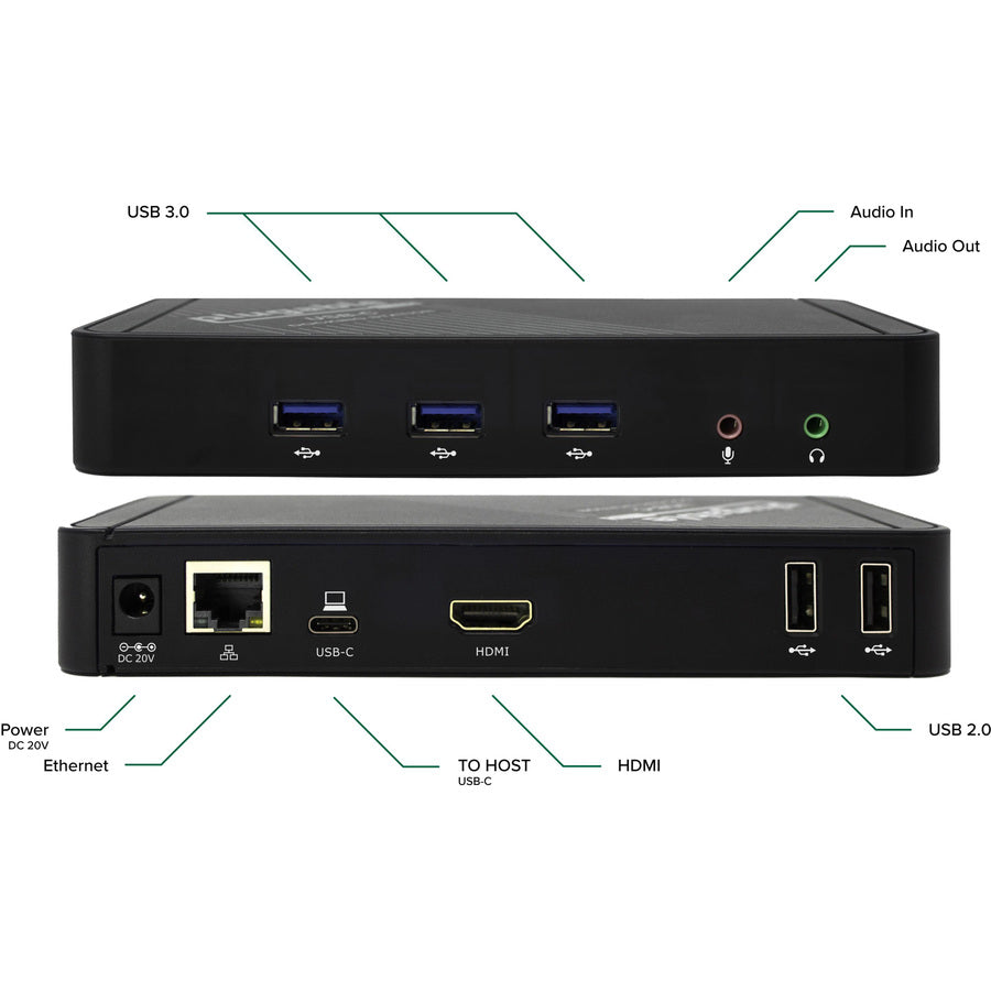 Plugable Usb C Docking Station With Charging, Compatible With Thunderbolt 3 And Usb-C Macbooks And Specific Windows, Chromebook, Linux Systems